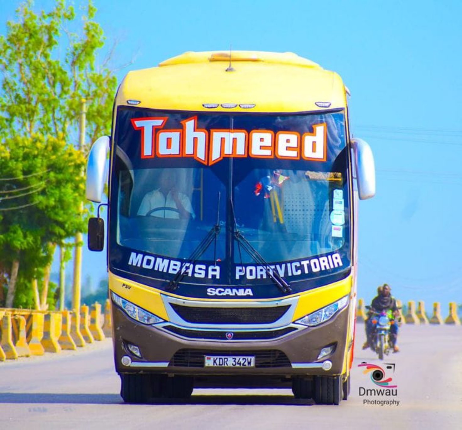 Tahmeed coach at a Nairobi terminal
